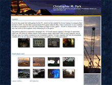 Tablet Screenshot of christophermpark.com